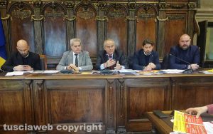 Viterbo - La conferenza stampa sulla raccolta differenziata