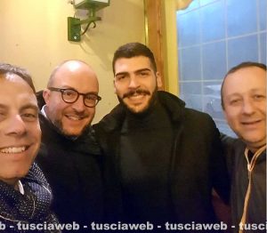 Orte - Da sinistra Diego Bacchiocchi, Mauro Rotelli, Gianluca Biffaroni e Gianluca Grancini