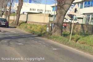 Viterbo - L'incidente sulla Cassia Nord