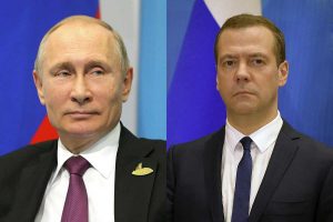 Vladimir Putin e Dmitrij Medvedev