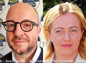 Mauro Rotelli e Giorgia Meloni