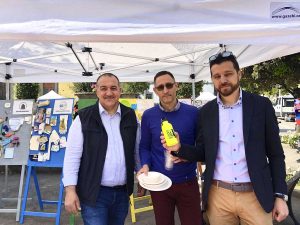Il sindaco Grassotti con l'assessore all'ambiente Cruciani