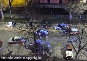 Viterbo - La rissa in viale Trento