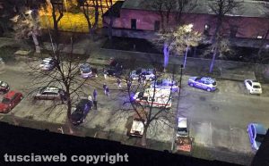 Viterbo - La rissa in viale Trento