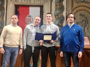Orte - Simone Tranzi premiato a palazzo Nuzzi