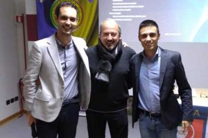 Sport - Calcio - Aia - Da sinistra: Starnini, Gasbarri e Raccanello