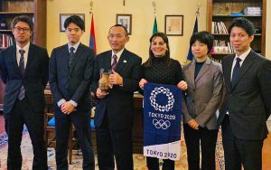 Tarquinia - Una delegazione da Tokyo in visita al comune