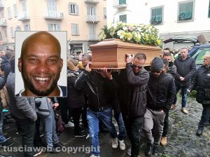 Viterbo - I funerali di Patrice Tiekone