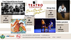 Caprarola - La stagione 2020 del teatro Don Paolo Stefani