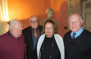 Rino Galli, Vincenzo Ceniti, Giovanna Pirandello e Marcello Arduini