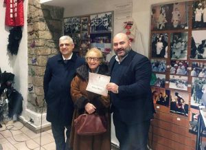 Ronciglione - Pietro Lazzaroni, Maria Balzani, Adriano Palozzi