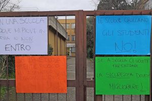Civita Castellana - Sciopero degli studenti all'istituto Colasanti