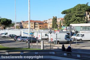 Viterbo - Mercato del sabato - La protesta degli ambulanti