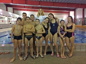 Viterbo - Gli atleti della piscina Smam dell’aeronautica
