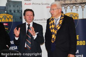 Sport - Calcio - Viterbese - Autocentri Balduina è il nuovo sponsor - Marco Romano e Giorgio Galeotti