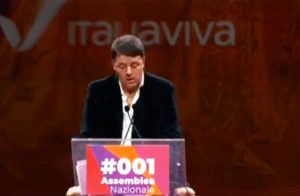 Roma - Matteo Renzi apre l'assemblea nazionale di Italia Viva