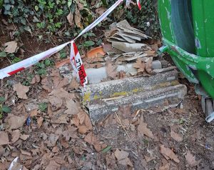 Sutri - Amianto abbandonato tra i rifiuti