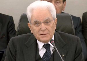 Sergio Mattarella alla cerimonia per i 40 anni dalla morte di Vittorio Bachelet