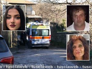 Sedicenne morta in casa - Nei riquadri Giancarlo Grazini, Anna Maria Gambetta e aurora
