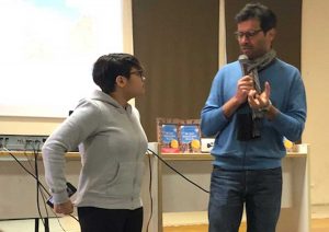 Civita Castellana - L’attore Marco Bonini all'istituto “G. Colasanti”