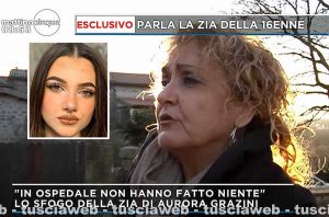 La zia di Aurora Grazini a Mattino 5