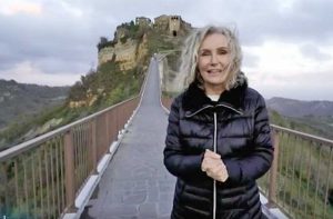 Licia Colò a Civita di Bagnoregio