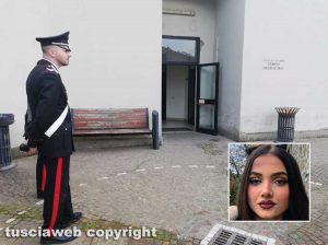 Viterbo - San Lazzaro - Il tempio crematorio dove si sta eseguendo l'autopsia di Aurora Grazini