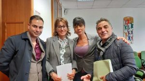 Alberto Tosoni e Bruno Cardia con Silvia Blasi