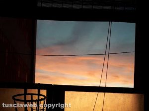 Viterbo - Tramonto dal balcone