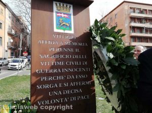 Viterbo - Il monumento ai caduti civili della seconda guerra mondiale