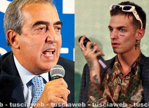 Maurizio Gasparri e Achille Lauro