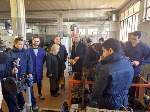 Di Berardino al centro di formazione