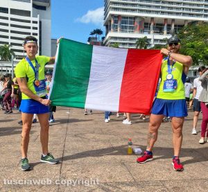Sport - Atletica - Maurizio De Bartolo e Paolo Rachcov alla maratona di Miami