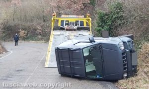 Viterbo - Incidente sulla Sammartinese