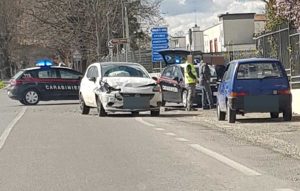 Civita Castellana - Incidente all'incrocio del Quartaccio