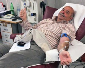 Viterbo - I facchini di santa Rosa donano il sangue