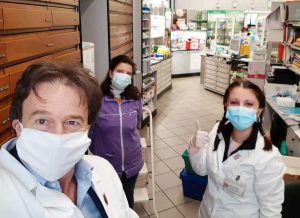 Francesco Bigiotti torna a indossare il camice per l'emergenza coronavirus