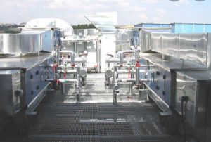 Viterbo - Il sistema di canalizzazioni della Edg impianti tecnologici