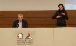 Coronavirus - La conferenza stampa del commissario della protezione civile Domenico Arcuri