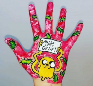 Viterbo - la foto del liceo Orioli per la sezione della Asl "A casa al tempo di Covid-19"