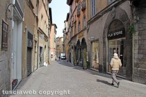 Viterbo - Coronavirus - Primo giorno del decreto del governo