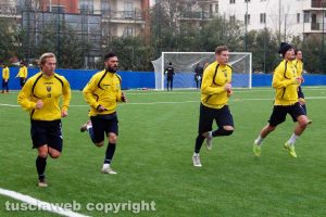 Sport - Calcio - Viterbese - Da sinistra: Urso, Bensaja, Baschirotto e Bezziccheri