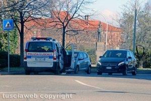 Viterbo - Donna investita in via Po