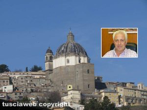 Montefiascone - Nel riquadro l'ex assessore e imprenditore Giorgio Cacalloro
