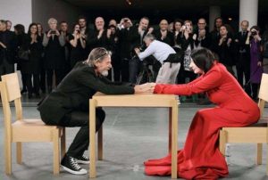 New York - Ulay e Marina Abramovic durante la performance al MoMa