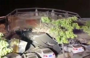Quanzhou - Crolla un hotel dove alcune persone stavano trascorrendo un periodo di quarantena per il coronavirus