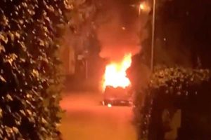 Corchiano - Due auto in fiamme