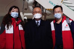 Roma - Una parte della troupe arrivata dalla Cina