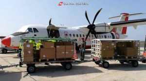 Trasporto urgente della guardia costiera per la consegna di Dpi al Sud Italia