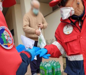 Associazione nazionale carabinieri Protezione Civile in azione